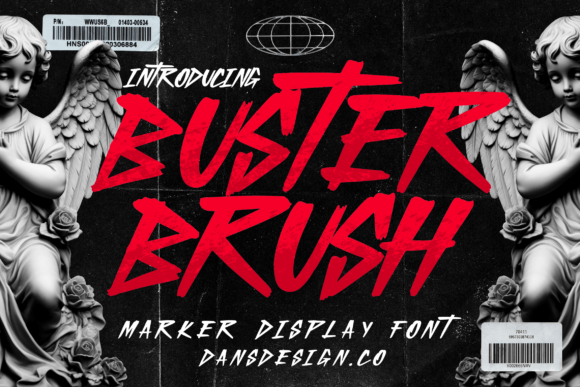 Buster Brush: A Display Font with Quirky Character