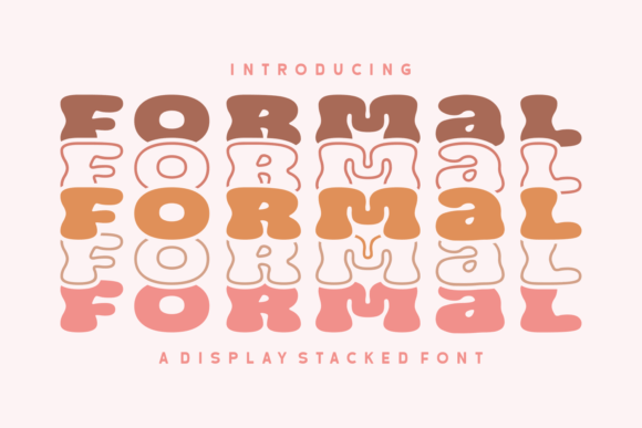 Formal: A Stacked Display Font for Modern Design