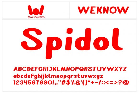 Spidol: A Cool and Natural Display Font for Creative Designs