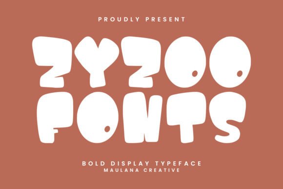 Zyzoo: The Bold Display Font That Brings Joyful Energy